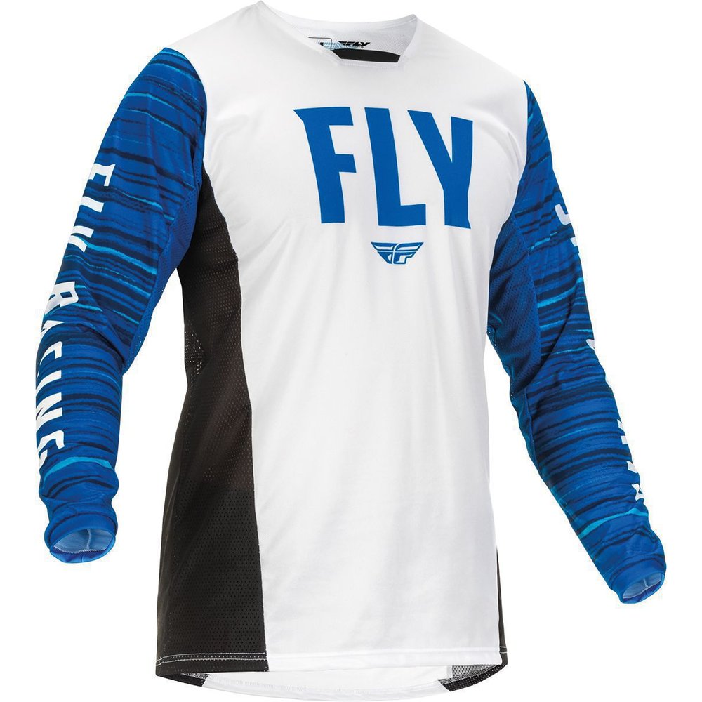 FLY Kinetic Wave MX MTB Jersey weiss blau