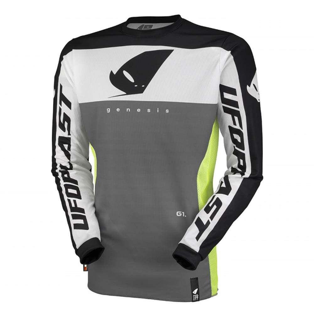 UFO Genesis Jersey made in Italy grau/schwarz