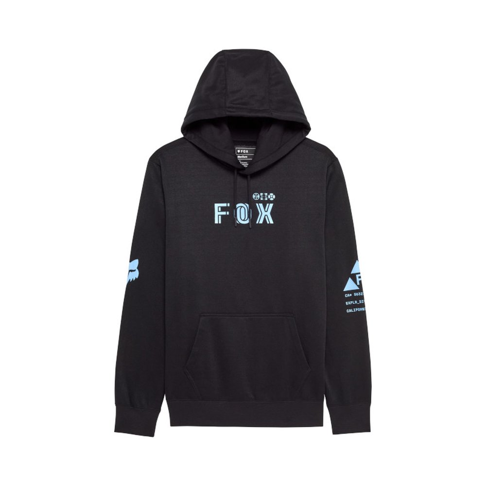 FOX GLYPH TECH FLEECE PO Hoodie Kapuzen Pullover Black