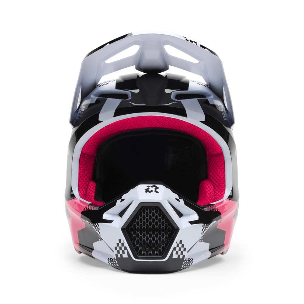FOX V1 DIGI IMAGE HELMET Motocross Helm Schwarz/Pink