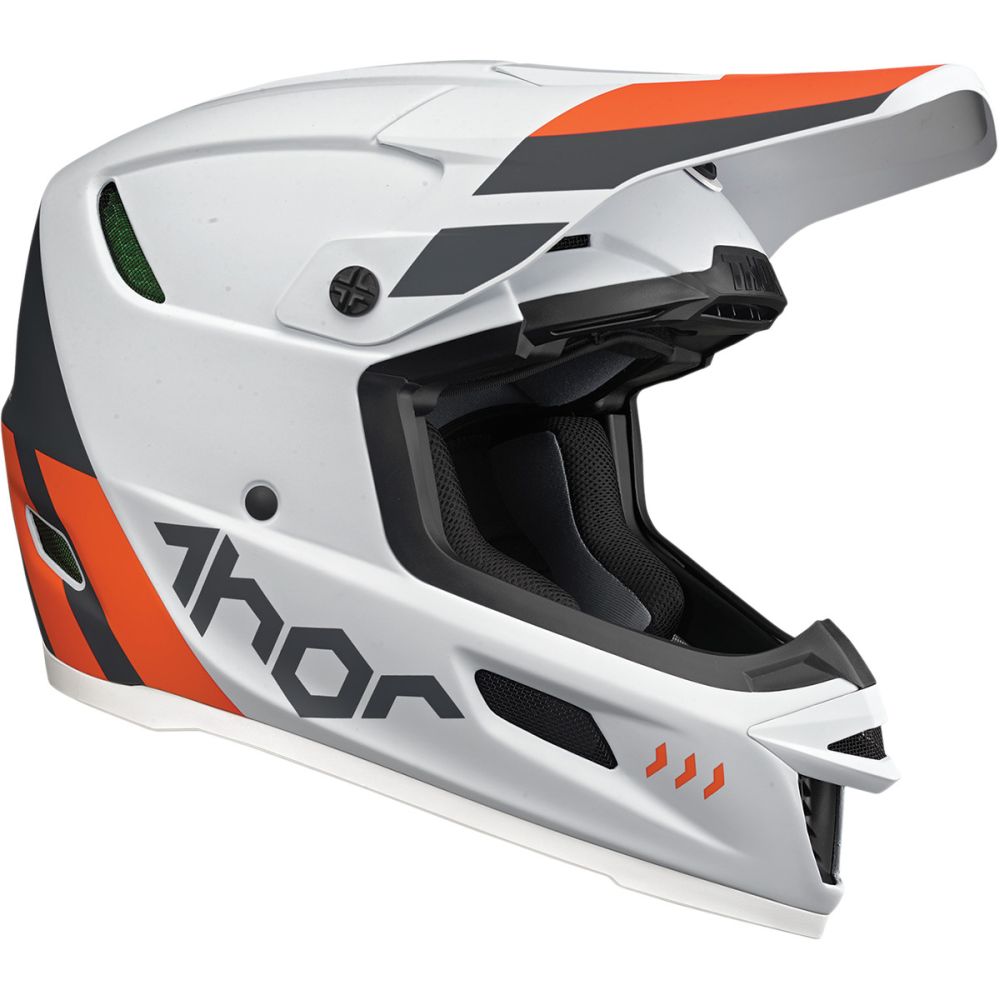 THOR Reflex Cube MIPS Motocross Helm grau orange