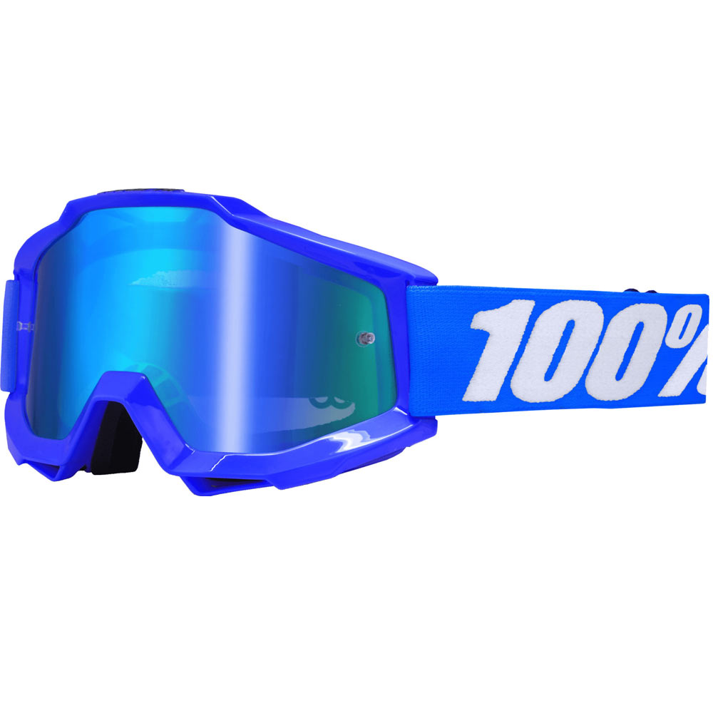 100% Accuri Reflex MX MTB Brille blau verspiegelt
