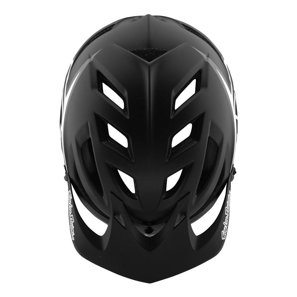 TROY LEE DESIGNS A1 MIPS Classic MTB Helm schwarz weiss