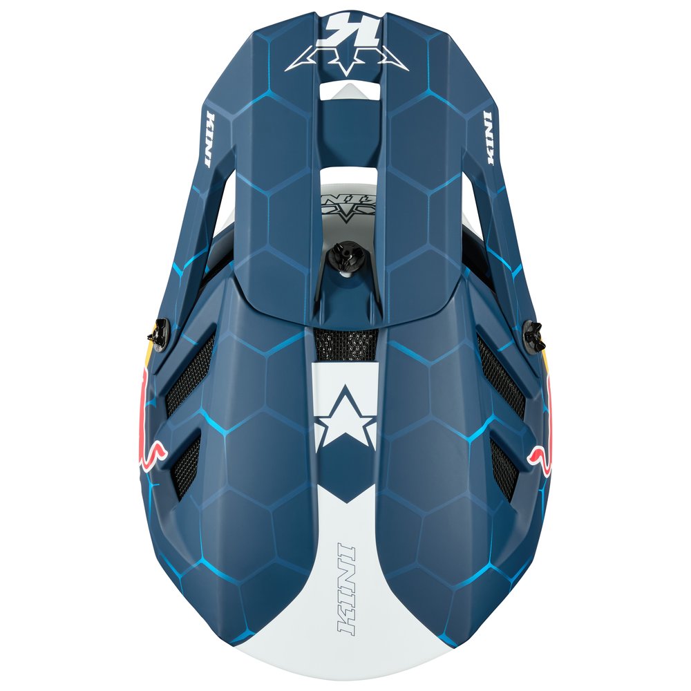 KINI RED BULL DHC MTB Helm 1.0 blau/weiss KINI RED BULL DHC MTB Helm 1.0 blau/weiss