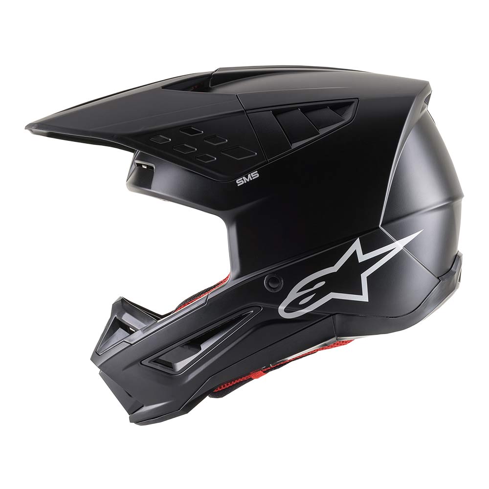ALPINESTARS Supertech M5 Solid Motocross Helm schwarz ALPINESTARS Supertech M5 Solid Motocross Helm schwarz