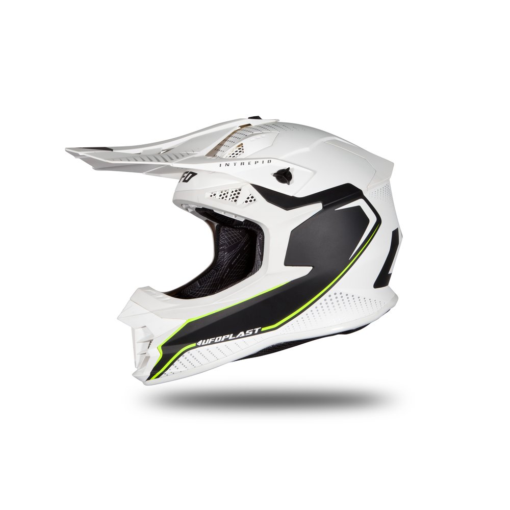 UFO Intrepid Motocross Helm weiss matt