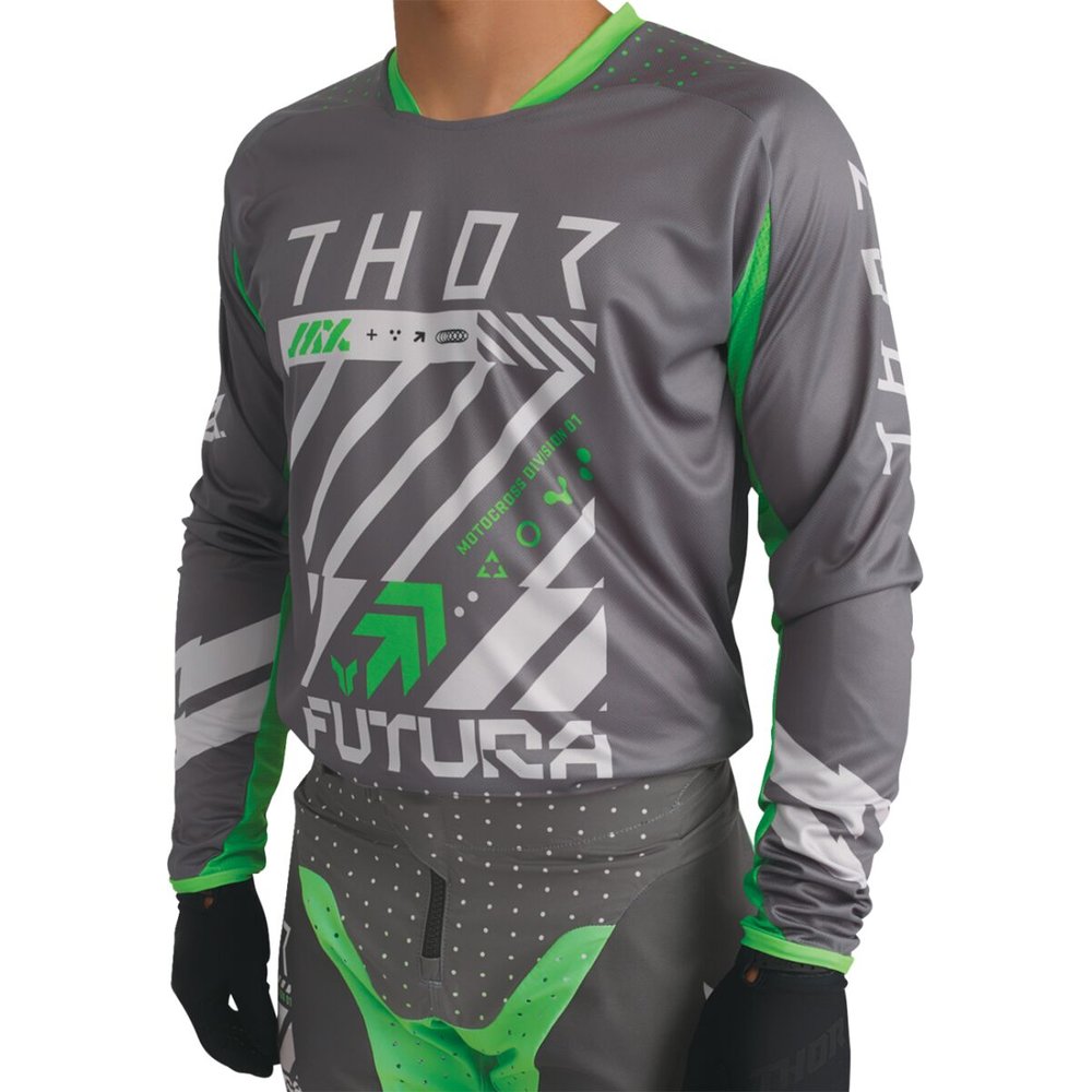 THOR Launchmode Futura Jersey grau/grün