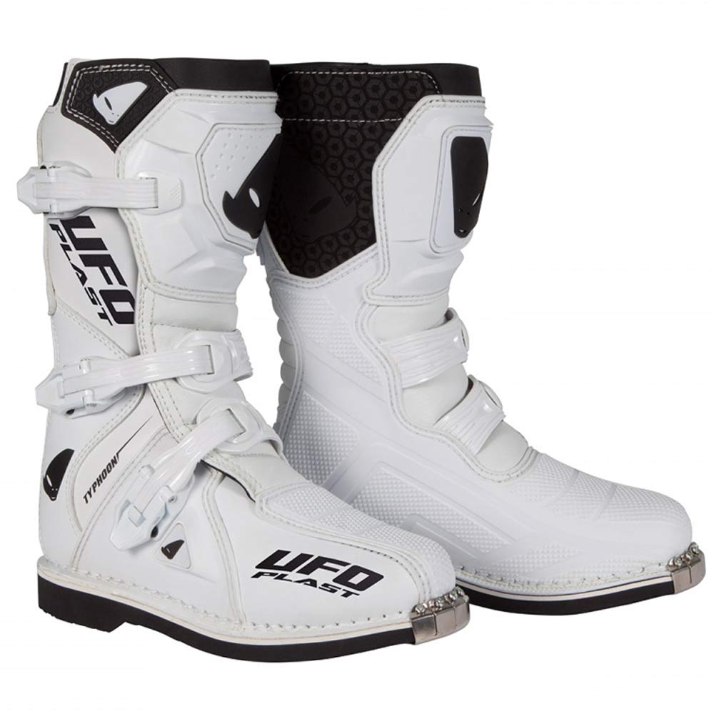 UFO Typhoon Kinder Motocross Stiefel weiss