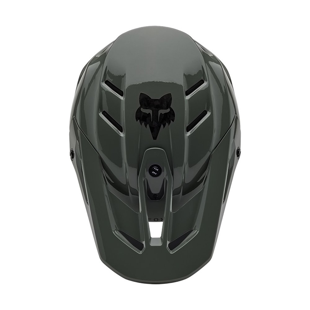 FOX V3 RS CARBON SOLID Motocross Helm Dark Stone