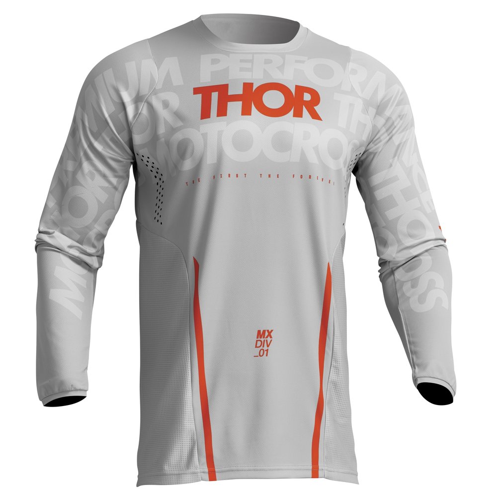 THOR Pulse Mono MX MTB Jersey grau orange