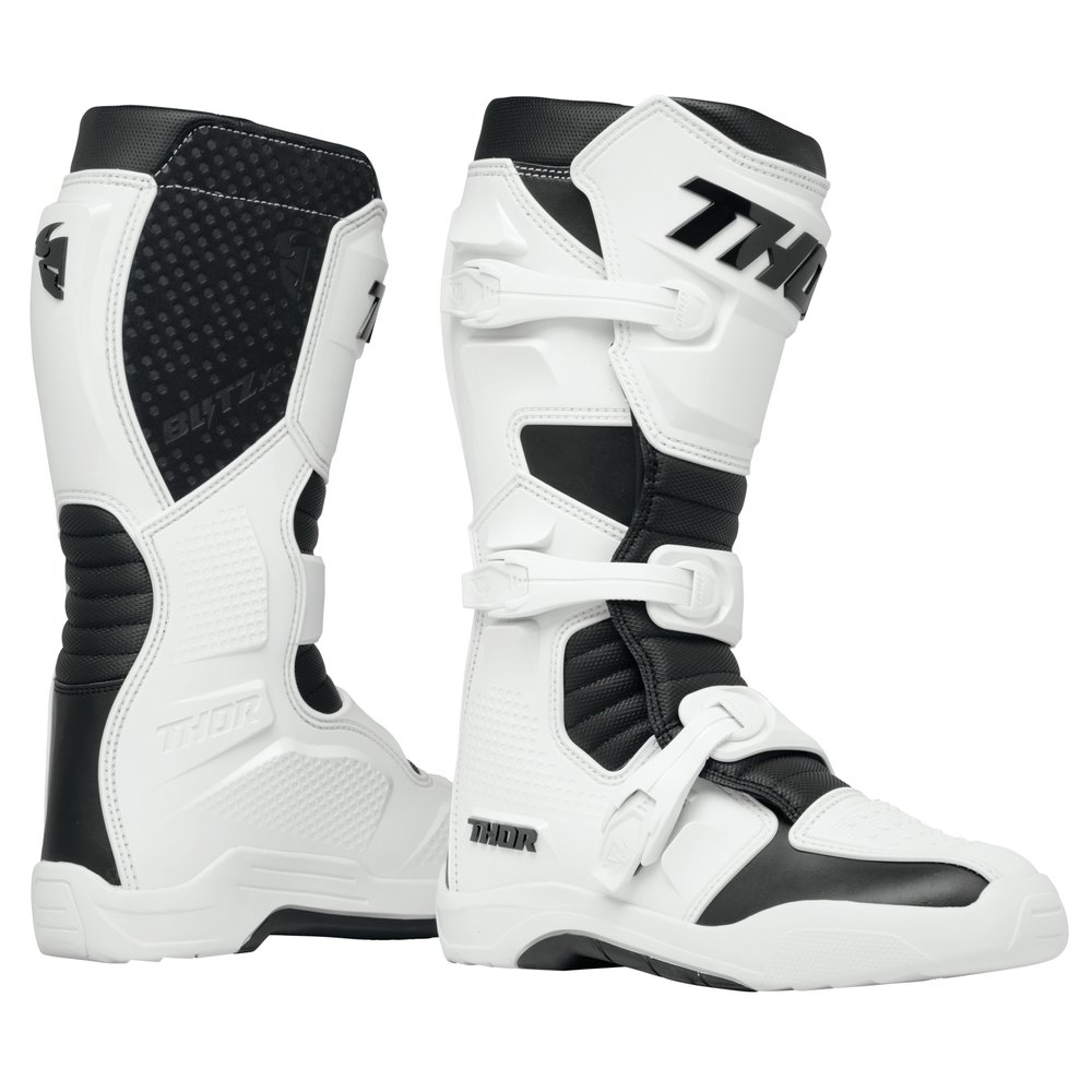 THOR Blitz XR Motocross Stiefel weiss schwarz