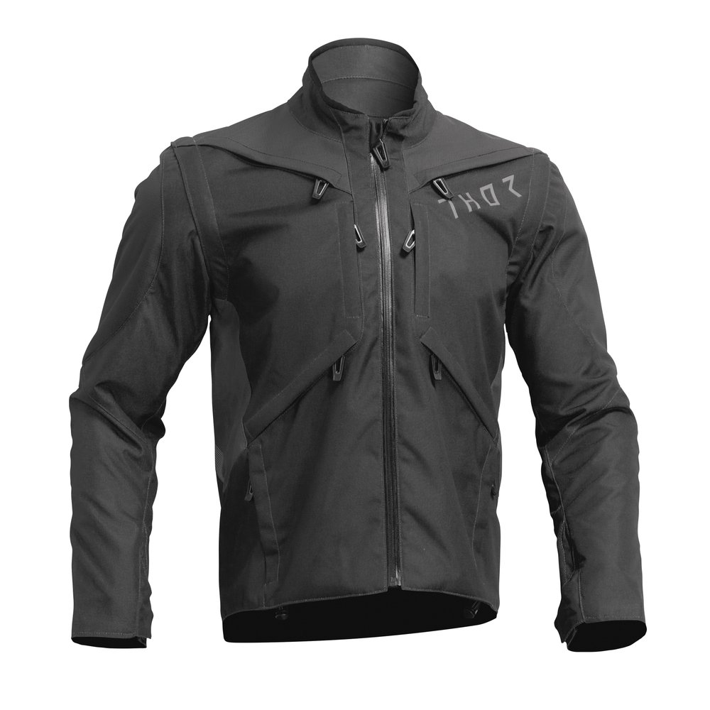 THOR Terrain Motocross Jacke schwarz grau