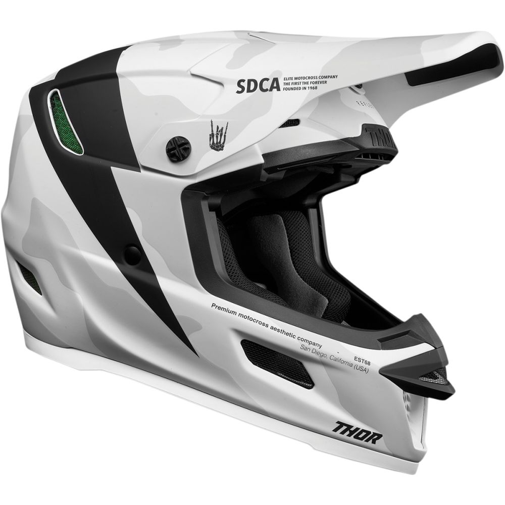 THOR Reflex Cast MIPS Motocross Helm weiss schwarz
