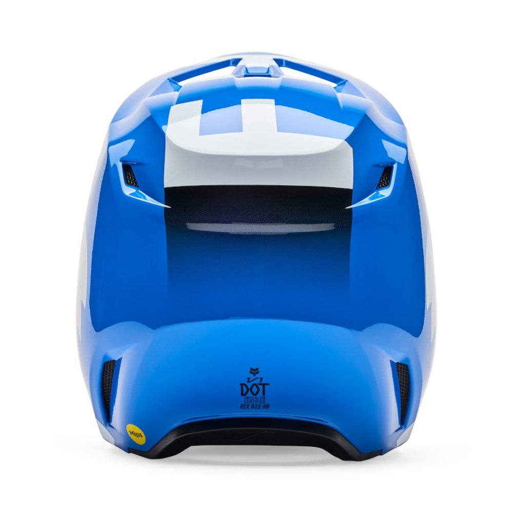 FOX V1 SHIELD Motocross Helm Blau