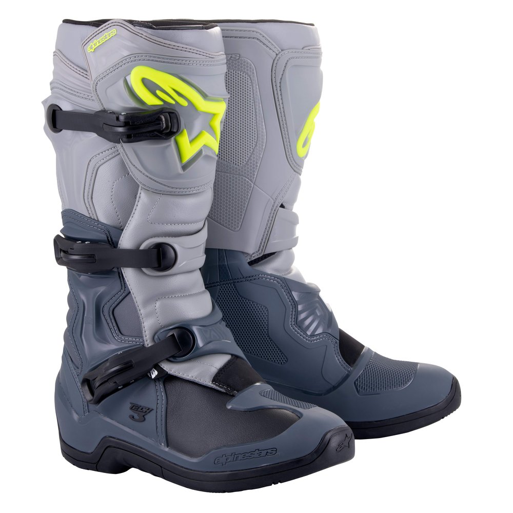 ALPINESTARS Tech 3 Motocross Stiefel grau grau ALPINESTARS Tech 3 Motocross Stiefel grau grau
