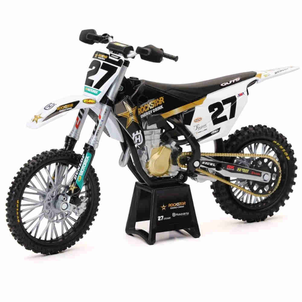 NEWRAY Husqvarna FC 450 Malcolm Stewart Motocross Modell Maßstab: 1:12