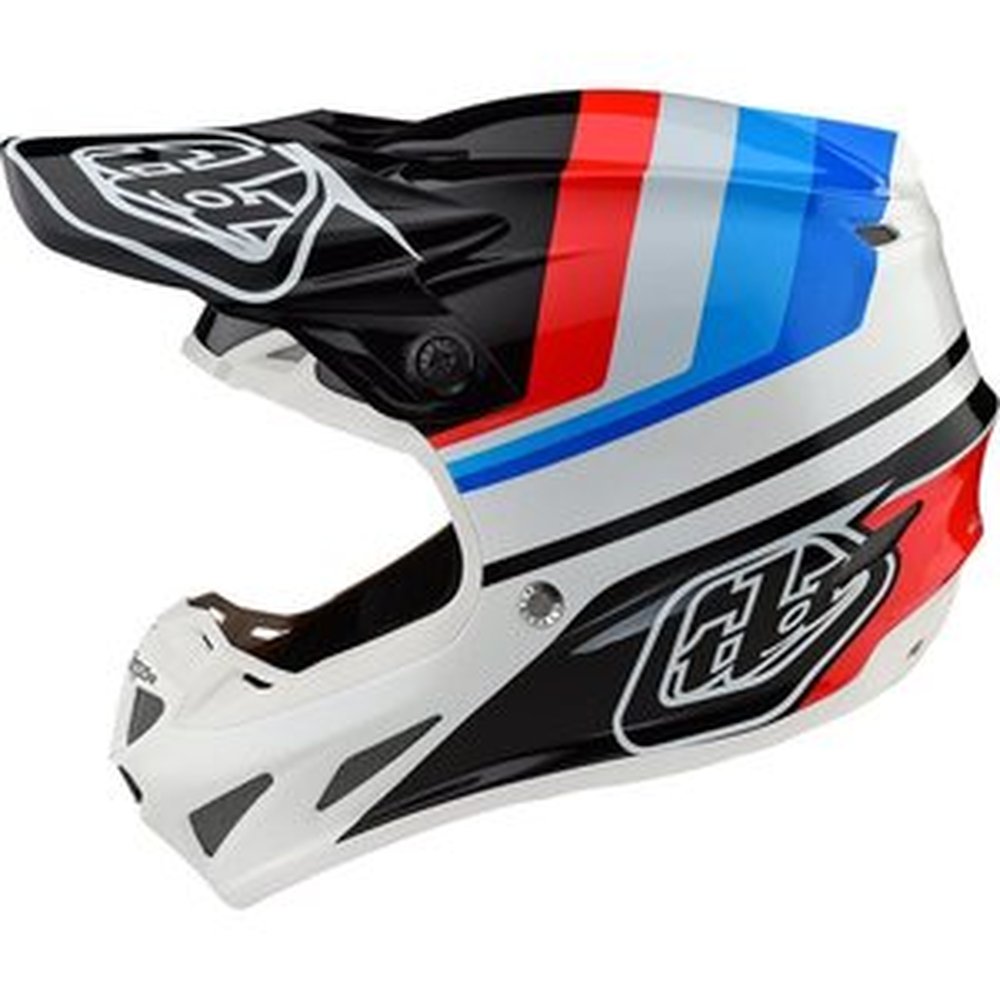 TROY LEE DESIGNS SE4 Mirage Motocross Helm schwarz weiß