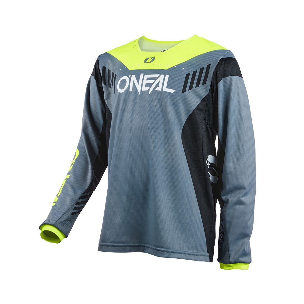 ONEAL Element FR Youth Hybrid V.22 MTB Kinder Jersey grau gelb ONEAL Element FR Youth Hybrid V.22 MTB Kinder Jersey grau gelb