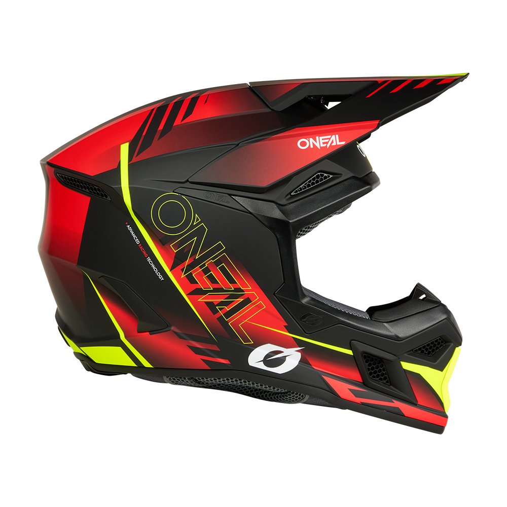 ONEAL 3SRS Motocross Helm Haze schwarz/rot/neon gelb ONEAL 3SRS Motocross Helm Haze schwarz/rot/neon gelb