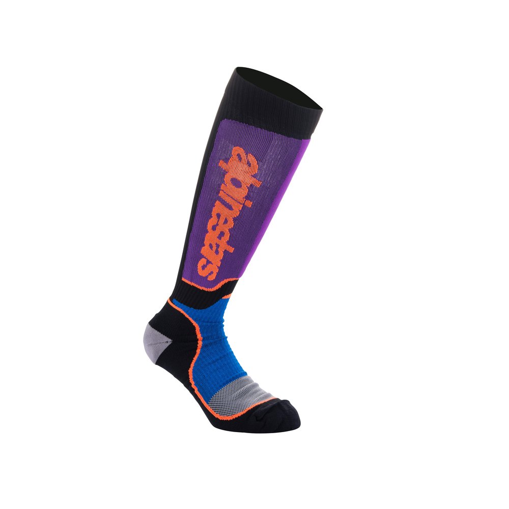 ALPINESTARS MX Plus Socken schwarz lila blau