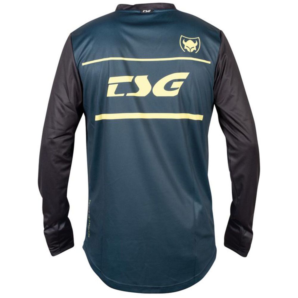 TSG Plain LS langärmliges MTB Jersey blau