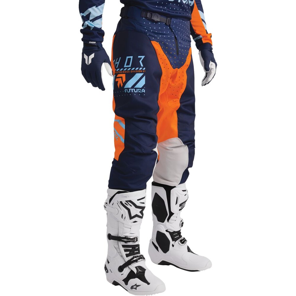 THOR Launchmode Futura Motocross Hose navy blau/orange