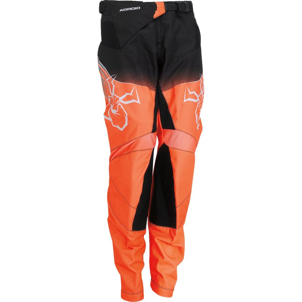MOOSE RACING Agroid Youth Kinder Motocross Hose  teal orange schwarz