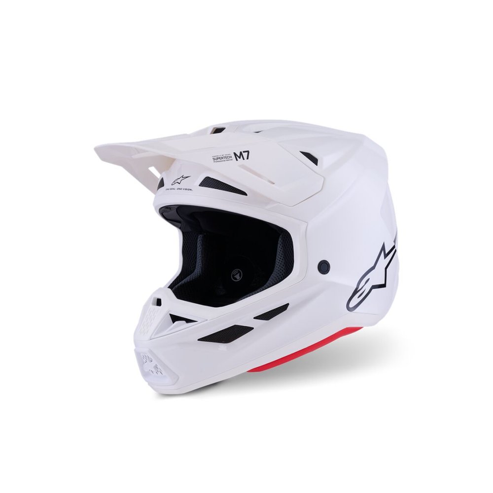 ALPINESTARS Supertech M7 Motocross Helm weiss-glossy