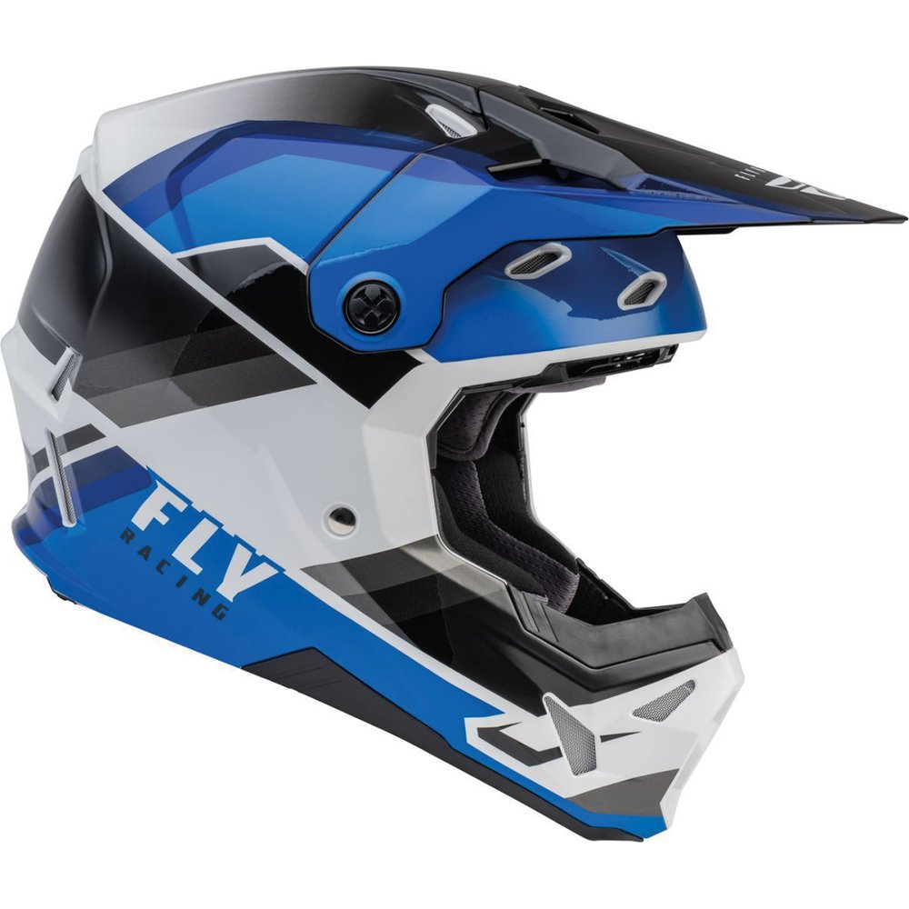 FLY Formula CP Rush Motocross Helm schwarz blau weiss