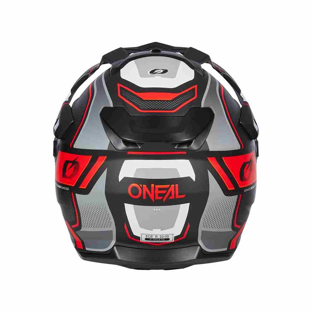 ONEAL D-SRS Square Enduro Motorrad Helm schwarz grau rot ONEAL D-SRS Square Enduro Motorrad Helm schwarz grau rot