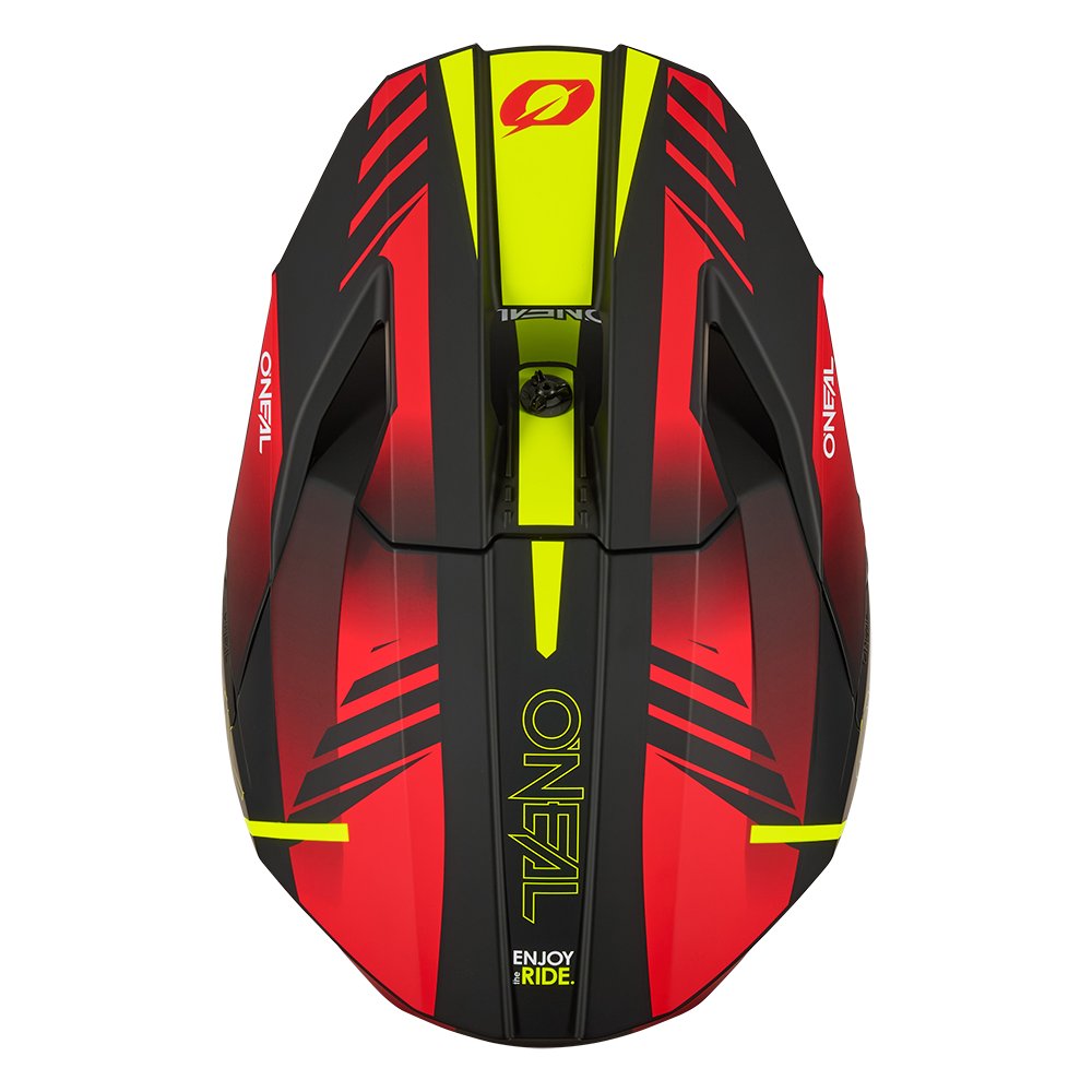 ONEAL 3SRS Motocross Helm Haze schwarz/rot/neon gelb ONEAL 3SRS Motocross Helm Haze schwarz/rot/neon gelb