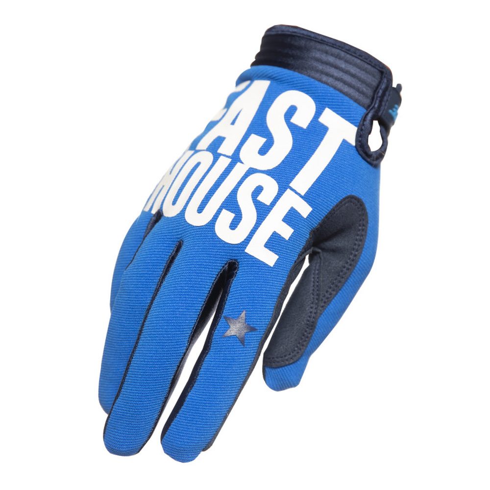 FASTHOUSE Speedstyle Blockhouse MX MTB Handschuhe blau