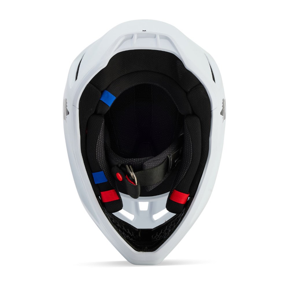 FOX YOUTH V3 SOLID HELMET Motocross Helm für Kinder Matt Weiss