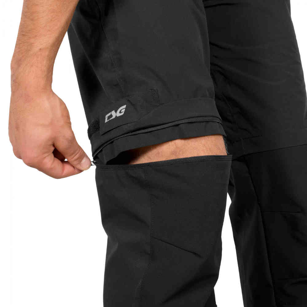TSG Drop lange MTB Hose wasserdicht Regenhose schwarz