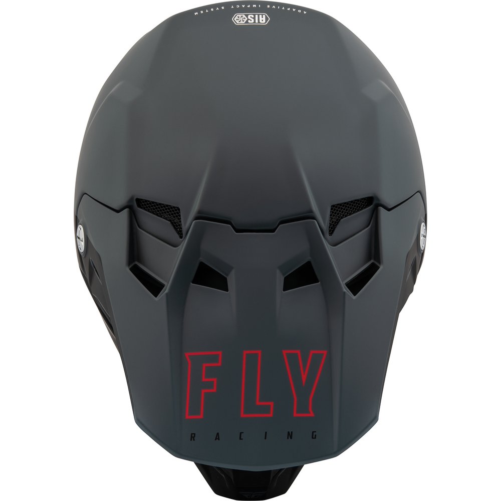 FLY Formula CC Centrum Motocross Helm matt grau schwarz FLY Formula CC Centrum Motocross Helm matt grau schwarz