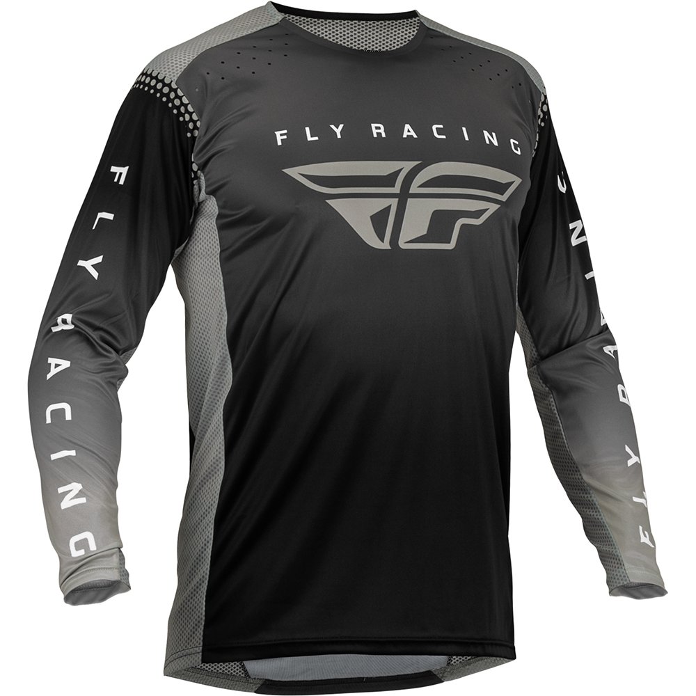 FLY Lite Jersey schwarz antrazit grau