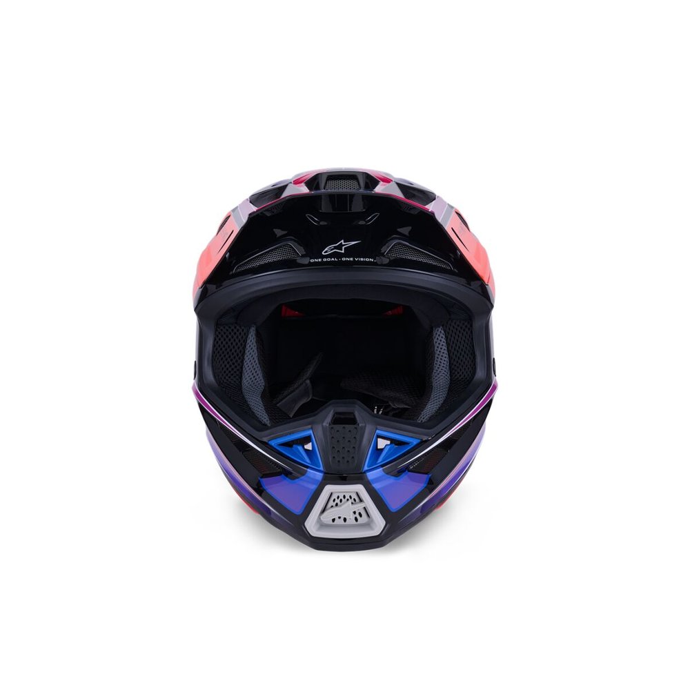 ALPINESTARS Supertech M7 Fuse Motocross Helm blau/lila/pink ALPINESTARS Supertech M7 Fuse Motocross Helm blau/lila/pink