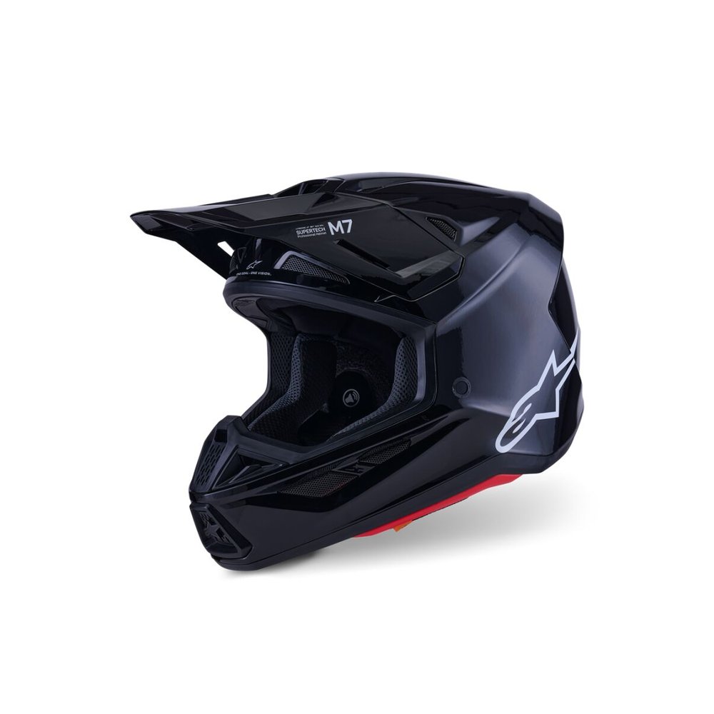 ALPINESTARS Supertech M7 Motocross Helm schwarz-glossy