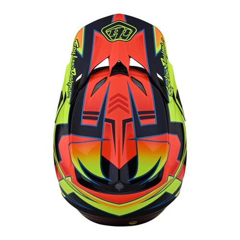 TROY LEE DESIGNS SE5 Graph Motocross Helm gelb