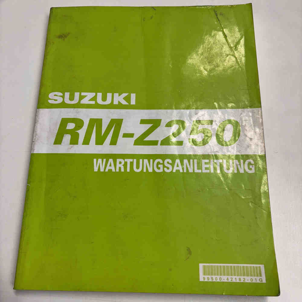 SUZUKI RM 250 2004-2006 99500-42182-01G Motorrad-Handbuch gebraucht