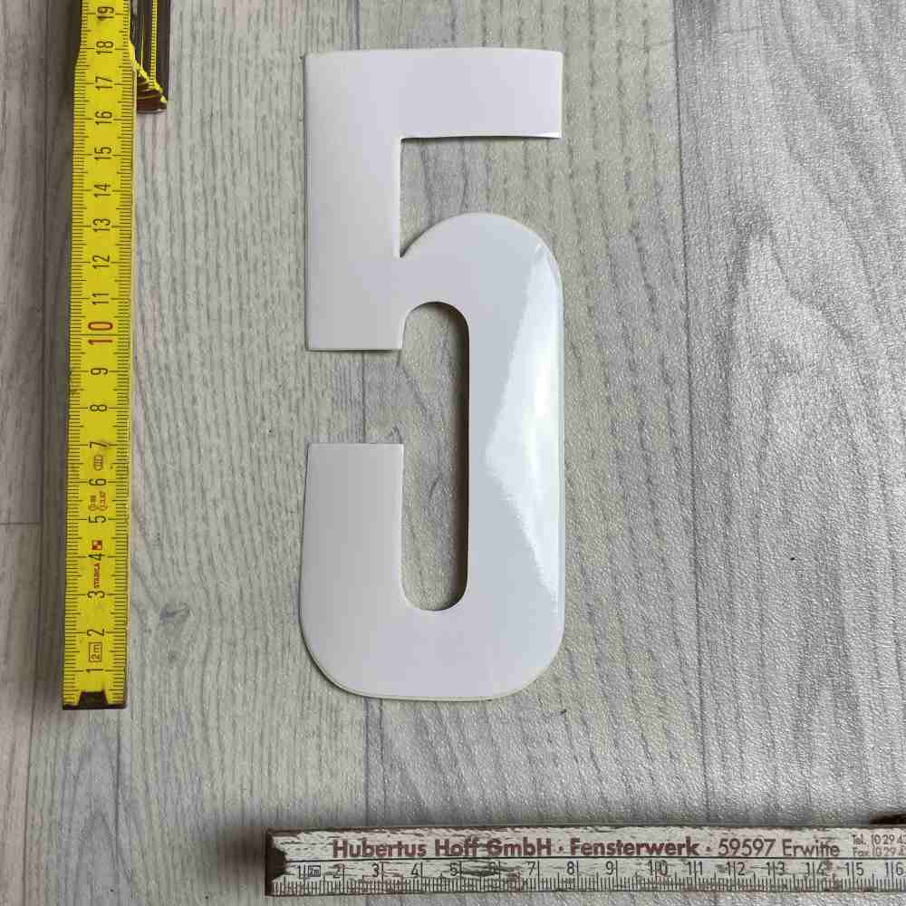 MX-BUDE Startnummern Aufkleber weiss