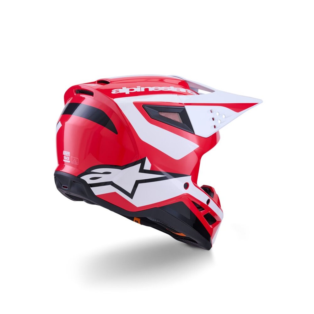 ALPINESTARS Supertech M3 Heat Motocross Helm rot/weiss/schwarz ALPINESTARS Supertech M3 Heat Motocross Helm rot/weiss/schwarz