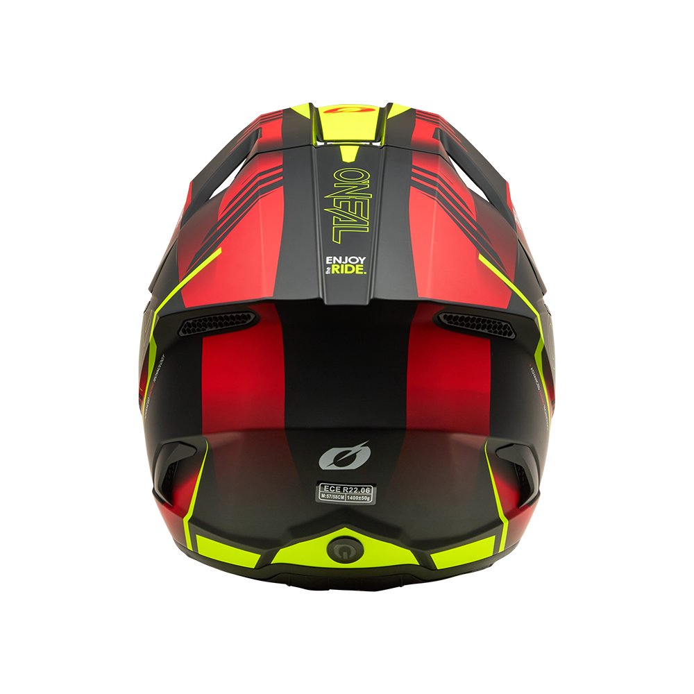 ONEAL 3SRS Motocross Helm Haze schwarz/rot/neon gelb ONEAL 3SRS Motocross Helm Haze schwarz/rot/neon gelb