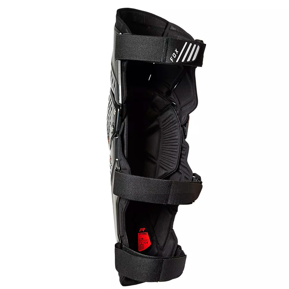 FOX Titan Pro Motocross Knie Protektoren schwarz