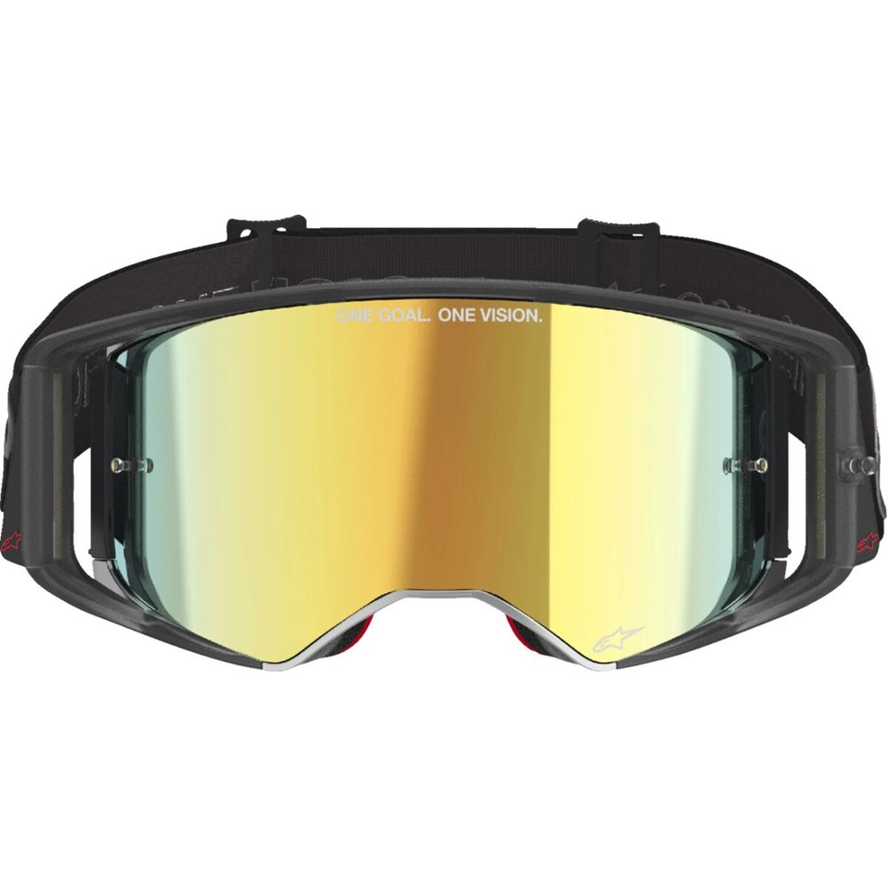 ALPINESTARS Supertech Vista Brille schwarz vrspiegelt-gold