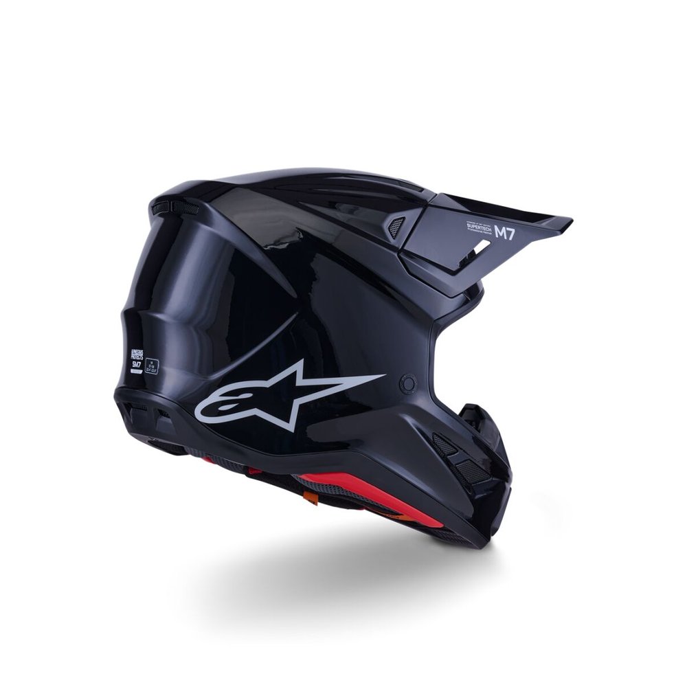 ALPINESTARS Supertech M7 Motocross Helm schwarz-glossy