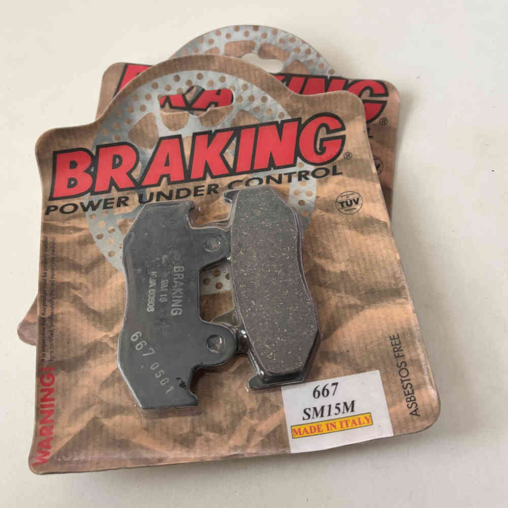 BRAKING 667 SM15M Bremsbelag 2x 2er-Pack Set