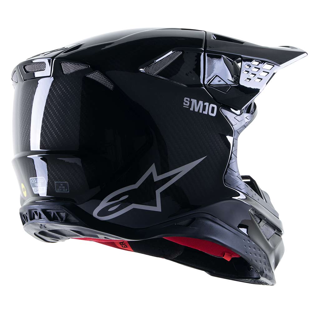 ALPINESTARS Supertech M10 Solid Motocross Helm carbon ALPINESTARS Supertech M10 Solid Motocross Helm carbon