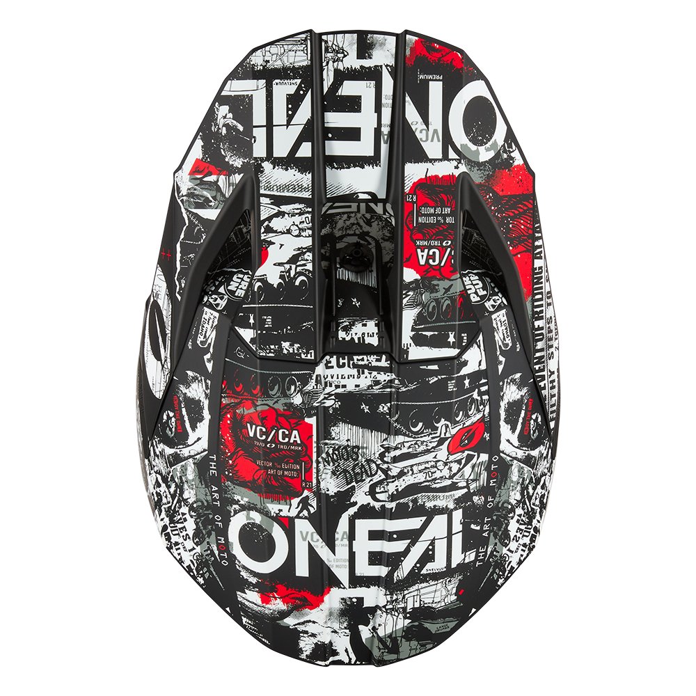 ONEAL 3SRS Motocross Helm Attack schwarz weiss ONEAL 3SRS Motocross Helm Attack schwarz weiss