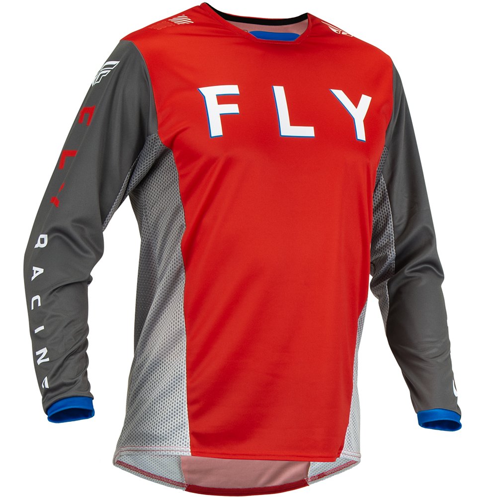 FLY Kinetic Kore MX MTB Jersey rot grau